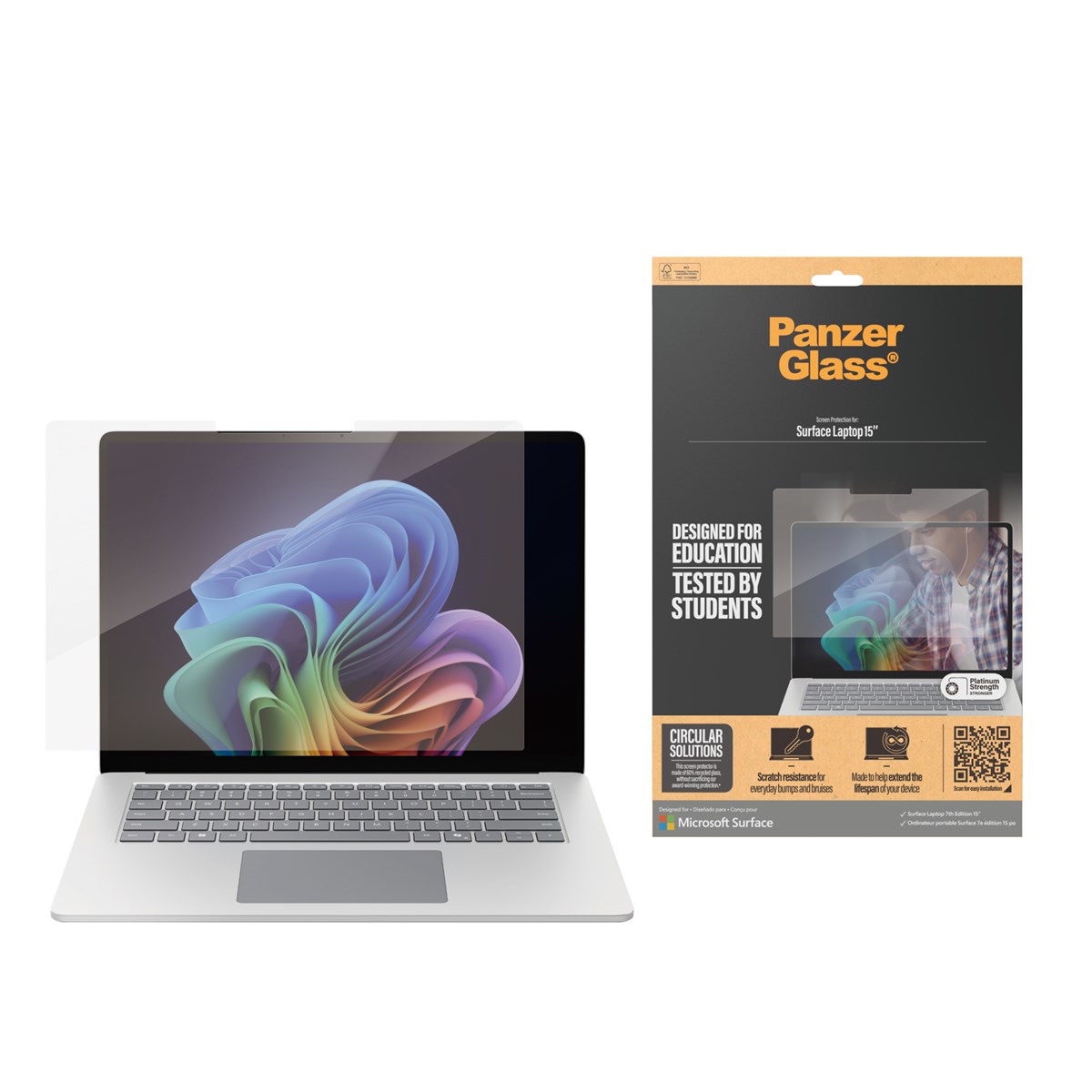 スクリーンプロテクター PanzerGlass Surface Book (13.5 インチ) スクリーン プロテクター PanzerGlass® Screen Protector Microsoft Surface Go 4 | Go 3 | Go 2 | G